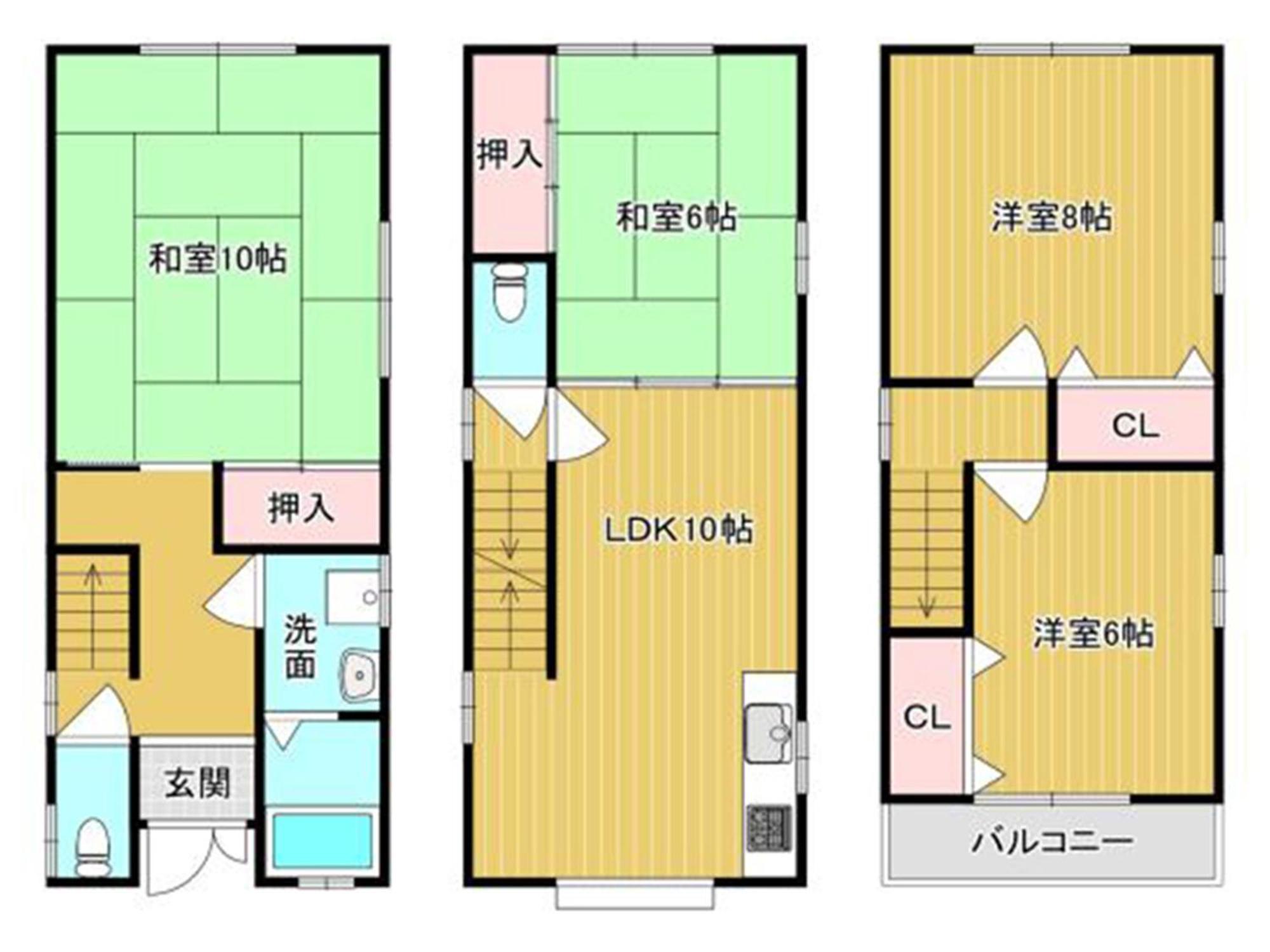 Ｔｅｒａｓｅ Ｈｏｕｓｅ Leilighet Ōsaka Eksteriør bilde